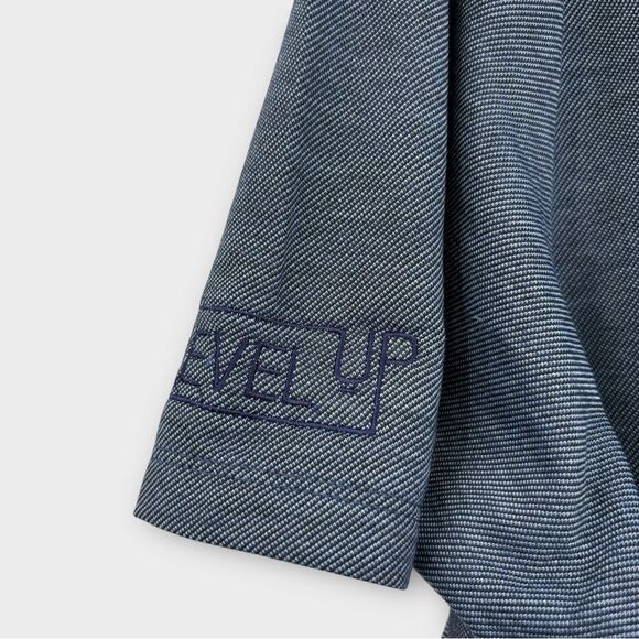 OGIO Short Sleeve Polo Shirt with Automobili Rally Patch in Blue Men’s Size XL - Picture 2 of 6